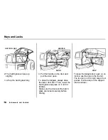 Предварительный просмотр 78 страницы Honda 1999 CRV Reference Owner'S Manual