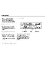 Предварительный просмотр 111 страницы Honda 1999 CRV Reference Owner'S Manual