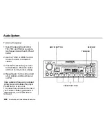 Предварительный просмотр 116 страницы Honda 1999 CRV Reference Owner'S Manual