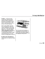 Предварительный просмотр 162 страницы Honda 1999 CRV Reference Owner'S Manual