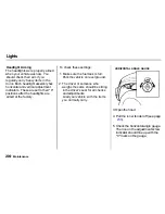 Предварительный просмотр 222 страницы Honda 1999 CRV Reference Owner'S Manual