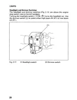 Предварительный просмотр 25 страницы Honda 1999 FourTrax Recon TRX250 Owner'S Manual