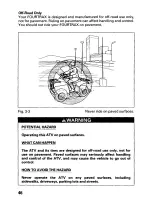 Предварительный просмотр 51 страницы Honda 1999 FourTrax Recon TRX250 Owner'S Manual