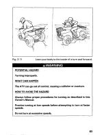 Предварительный просмотр 68 страницы Honda 1999 FourTrax Recon TRX250 Owner'S Manual