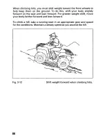 Предварительный просмотр 71 страницы Honda 1999 FourTrax Recon TRX250 Owner'S Manual