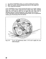 Предварительный просмотр 73 страницы Honda 1999 FourTrax Recon TRX250 Owner'S Manual