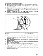 Предварительный просмотр 116 страницы Honda 1999 FourTrax Recon TRX250 Owner'S Manual