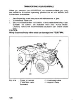 Предварительный просмотр 133 страницы Honda 1999 FourTrax Recon TRX250 Owner'S Manual