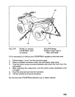 Предварительный просмотр 134 страницы Honda 1999 FourTrax Recon TRX250 Owner'S Manual