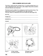 Предварительный просмотр 147 страницы Honda 1999 FourTrax Recon TRX250 Owner'S Manual