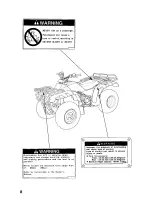 Предварительный просмотр 14 страницы Honda 1999 TRX300 FourTrax 300 Owner'S Manual