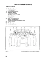 Предварительный просмотр 16 страницы Honda 1999 TRX300 FourTrax 300 Owner'S Manual