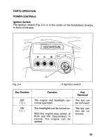 Предварительный просмотр 19 страницы Honda 1999 TRX300 FourTrax 300 Owner'S Manual