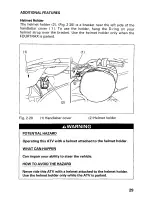 Предварительный просмотр 35 страницы Honda 1999 TRX300 FourTrax 300 Owner'S Manual