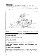 Предварительный просмотр 52 страницы Honda 1999 TRX300 FourTrax 300 Owner'S Manual