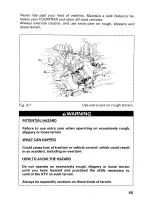 Предварительный просмотр 61 страницы Honda 1999 TRX300 FourTrax 300 Owner'S Manual