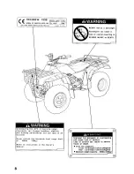 Предварительный просмотр 14 страницы Honda 1999 TRX300FW Owner'S Manual