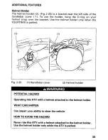 Предварительный просмотр 39 страницы Honda 1999 TRX300FW Owner'S Manual