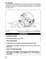 Предварительный просмотр 56 страницы Honda 1999 TRX300FW Owner'S Manual