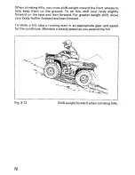 Предварительный просмотр 78 страницы Honda 1999 TRX300FW Owner'S Manual