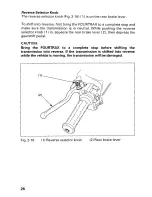 Предварительный просмотр 32 страницы Honda 1999 TRX400FW Fourtrax Foreman 400 Owner'S Manual