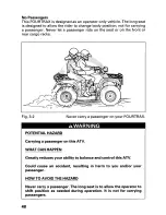 Предварительный просмотр 54 страницы Honda 1999 TRX400FW Fourtrax Foreman 400 Owner'S Manual