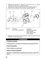 Предварительный просмотр 100 страницы Honda 1999 TRX400FW Fourtrax Foreman 400 Owner'S Manual