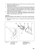 Предварительный просмотр 109 страницы Honda 1999 TRX400FW Fourtrax Foreman 400 Owner'S Manual