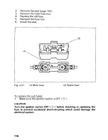 Предварительный просмотр 122 страницы Honda 1999 TRX400FW Fourtrax Foreman 400 Owner'S Manual