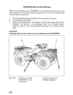 Предварительный просмотр 146 страницы Honda 1999 TRX400FW Fourtrax Foreman 400 Owner'S Manual