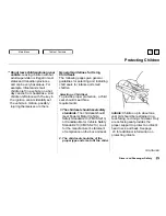 Предварительный просмотр 26 страницы Honda 2000 Civic Coupe Owner'S Manual