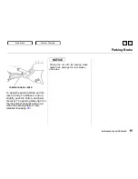 Предварительный просмотр 86 страницы Honda 2000 Civic Coupe Owner'S Manual