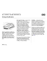 Предварительный просмотр 169 страницы Honda 2000 Civic Coupe Owner'S Manual