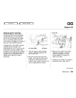 Предварительный просмотр 187 страницы Honda 2000 Civic Coupe Owner'S Manual