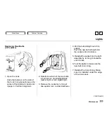 Предварительный просмотр 221 страницы Honda 2000 Civic Coupe Owner'S Manual