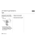 Предварительный просмотр 226 страницы Honda 2000 Civic Coupe Owner'S Manual