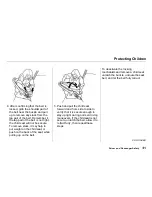 Предварительный просмотр 34 страницы Honda 2000 Civic Hatchback Owner'S Manual