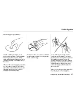 Предварительный просмотр 100 страницы Honda 2000 Civic Hatchback Owner'S Manual