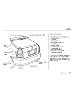 Предварительный просмотр 176 страницы Honda 2000 Civic Hatchback Owner'S Manual