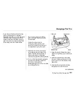 Предварительный просмотр 194 страницы Honda 2000 Civic Hatchback Owner'S Manual