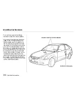 Предварительный просмотр 217 страницы Honda 2000 Civic Hatchback Owner'S Manual