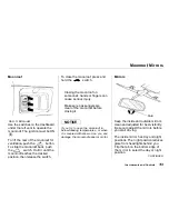 Предварительный просмотр 86 страницы Honda 2000 Civic Sedan Owner'S Manual