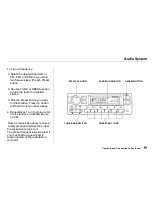 Предварительный просмотр 102 страницы Honda 2000 Civic Sedan Owner'S Manual