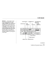 Предварительный просмотр 118 страницы Honda 2000 Civic Sedan Owner'S Manual