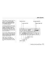 Предварительный просмотр 122 страницы Honda 2000 Civic Sedan Owner'S Manual