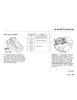 Предварительный просмотр 164 страницы Honda 2000 Civic Sedan Owner'S Manual