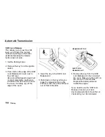 Предварительный просмотр 167 страницы Honda 2000 Civic Sedan Owner'S Manual