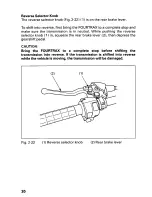 Предварительный просмотр 34 страницы Honda 2000 Fourtrax 350 4x4 Owner'S Manual