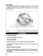 Предварительный просмотр 58 страницы Honda 2000 Fourtrax 350 4x4 Owner'S Manual