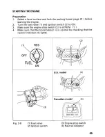 Предварительный просмотр 69 страницы Honda 2000 Fourtrax 350 4x4 Owner'S Manual